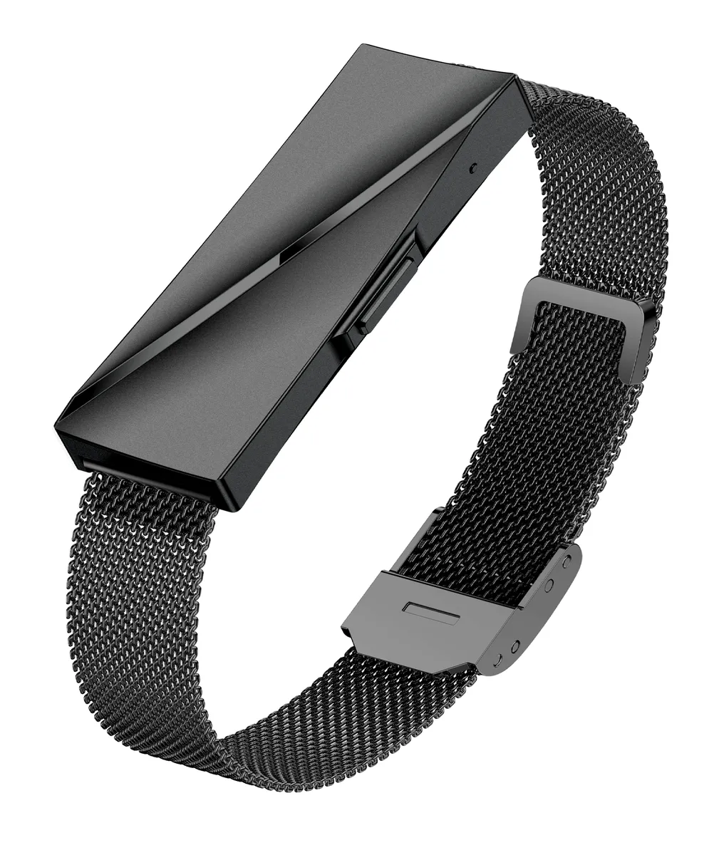Fashionable Smart bracelet for Women Men, Ultralight Smart Bracelet - Black