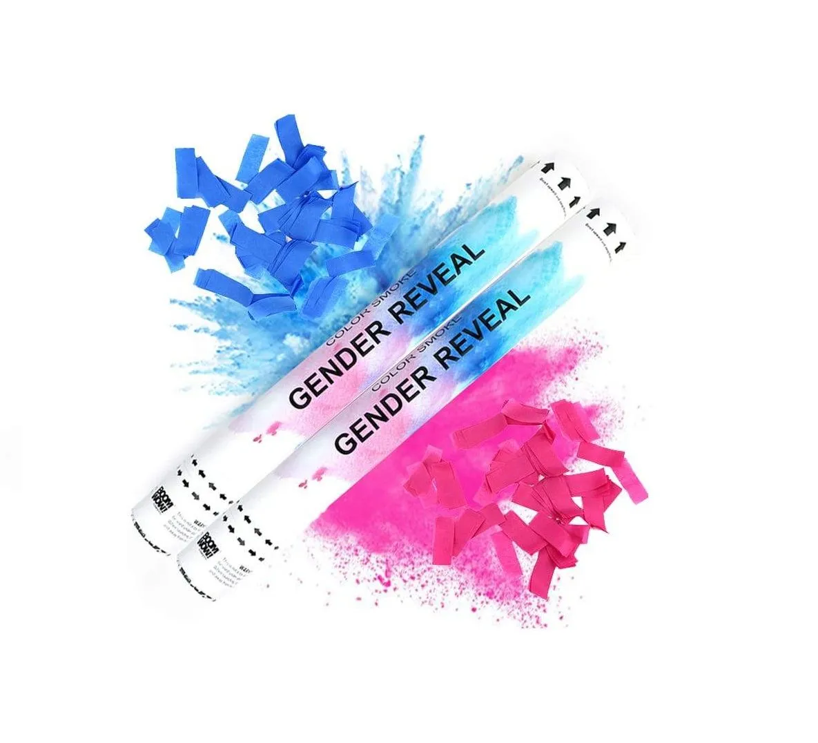 Gender Reveal Powder and Confetti Cannon - Blue