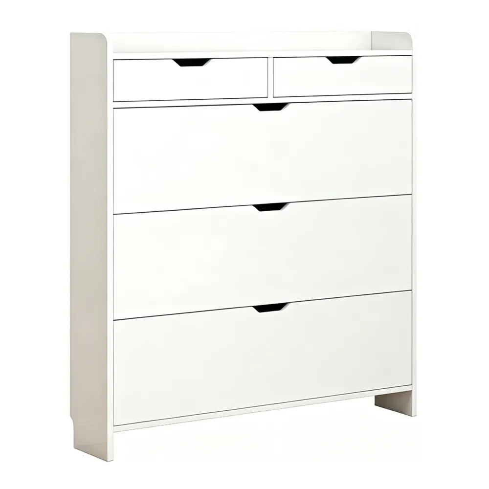 Four-Layer Flip-Top Shoe Cabinet Narrow Shoe Storage Cabinet Space Saving
