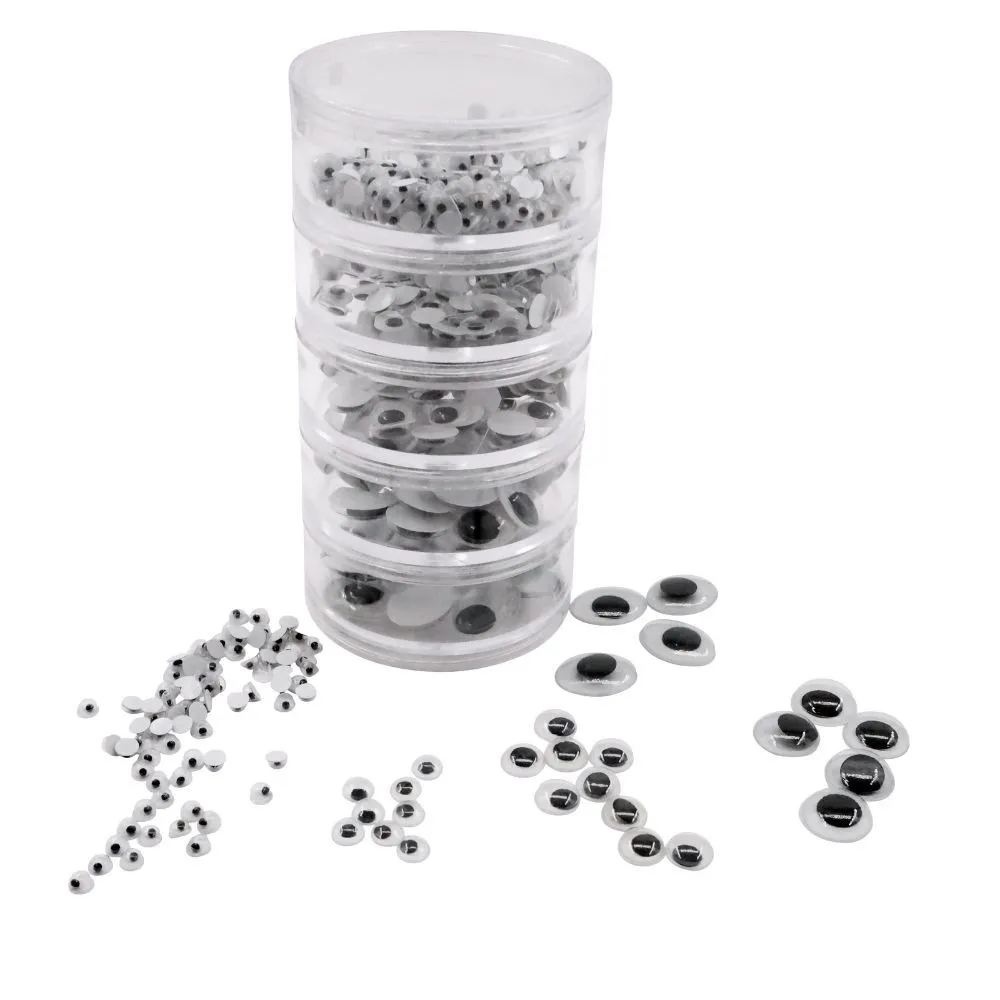 Anthony Peters - Stick on Eyes - Black & White - 500 Pieces