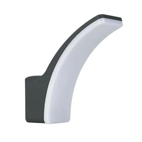 Aluminium Wall Light in Dark Grey
