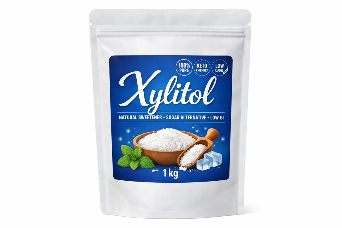 Xylitol Natural Sweetener - Sugar Alternative - 1kg