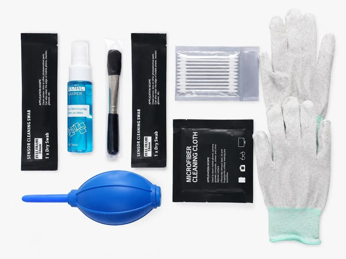 9-in-1 Camera Lens Cleaning Kit for DSLR Cameras, Phones & Laptops