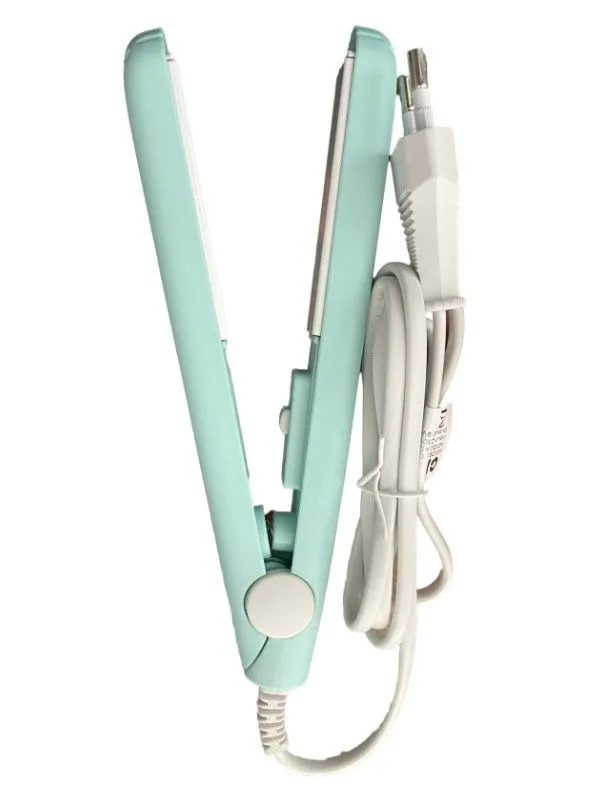 Mini Travel Hair Straightener - Blue