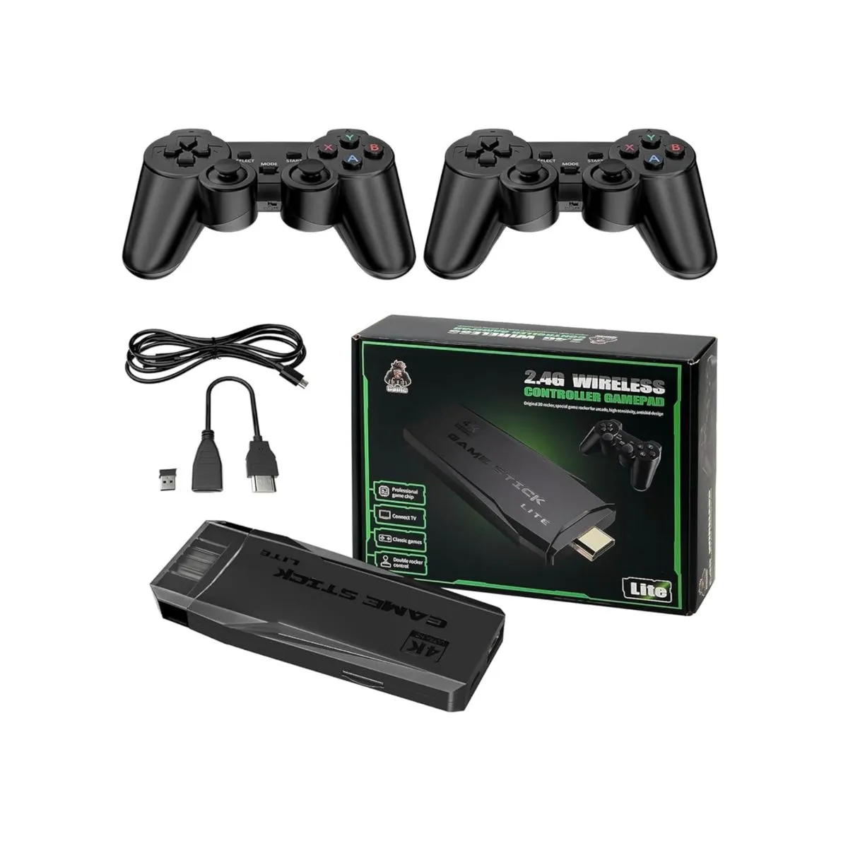 Game Stick with 2 Controllers