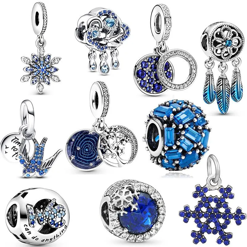 10-Piece Silver Charm Set-DIY Jewellery Pendants for Necklaces & Bracelets