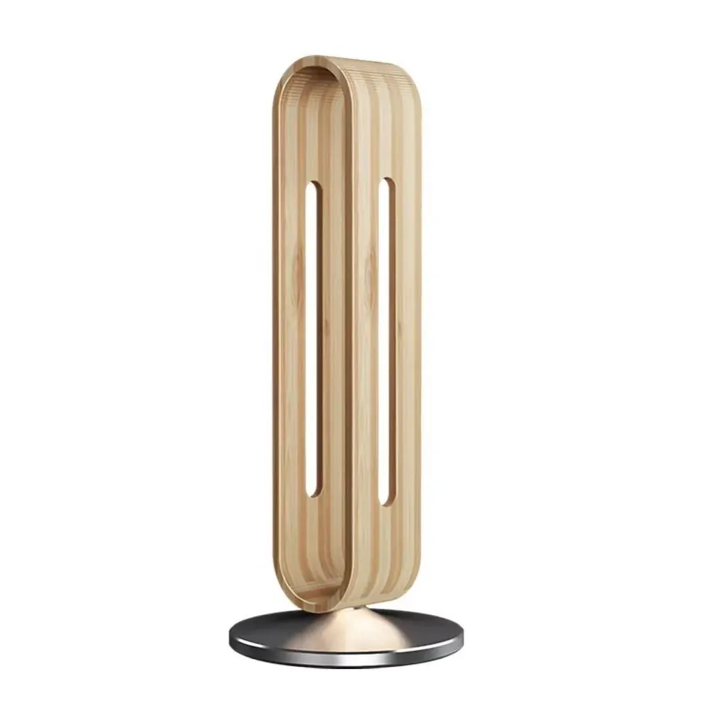 Headphone Stand - Bamboo with Sleek Aluminum Stand