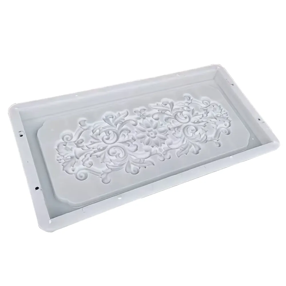 DIY Tool Cement Antique Floral Tile Pavement Stepping Stone Mold (69cm)