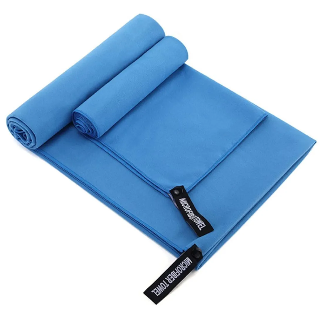 Microfiber Quick Drying Sport Towel Set of 2 for Gym & Swim Lightweight
