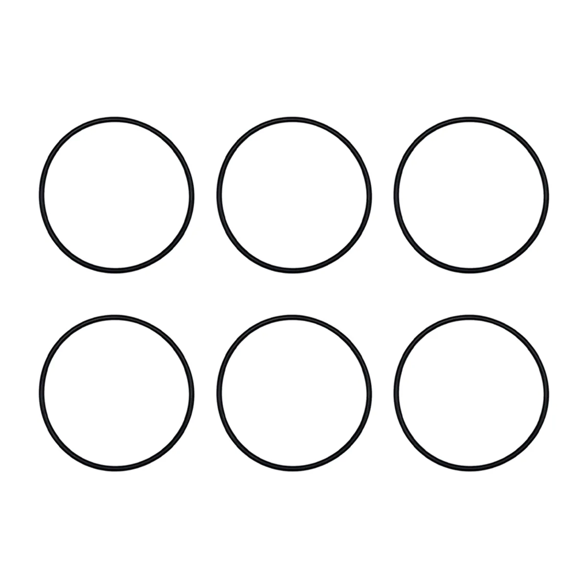 6Pcs For Hayward Clx200K Pool Chlorinator Cover O-Ring (Black)