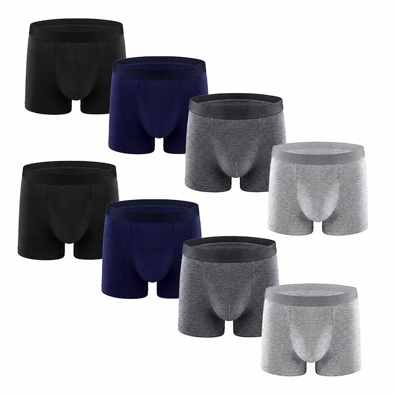OYY Men's Cotton Underwear - Classic Fit Boxer Briefs - 8 Pack