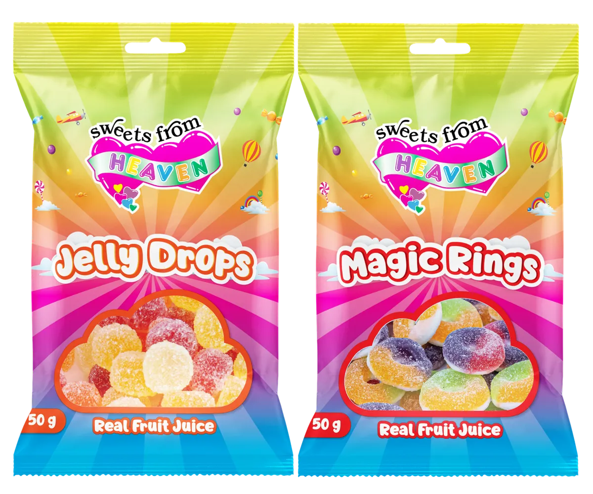 24Pk | Sweets from Heaven | Jelly, Magic | Sweets & Chocolate Hampers | 50g