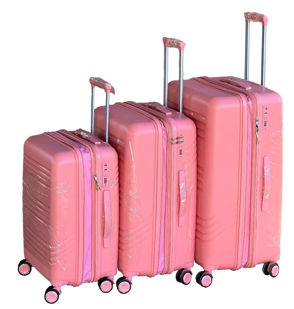 Le Emporer Unbreakable and Expandable Suitcase Set-30inch Luggage Set - Blush Pink