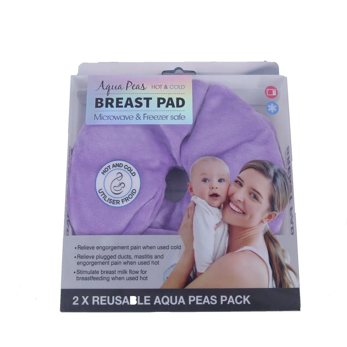 Reusable Gel Breast Pads Hot Cold Therapy Lactation Postpartum