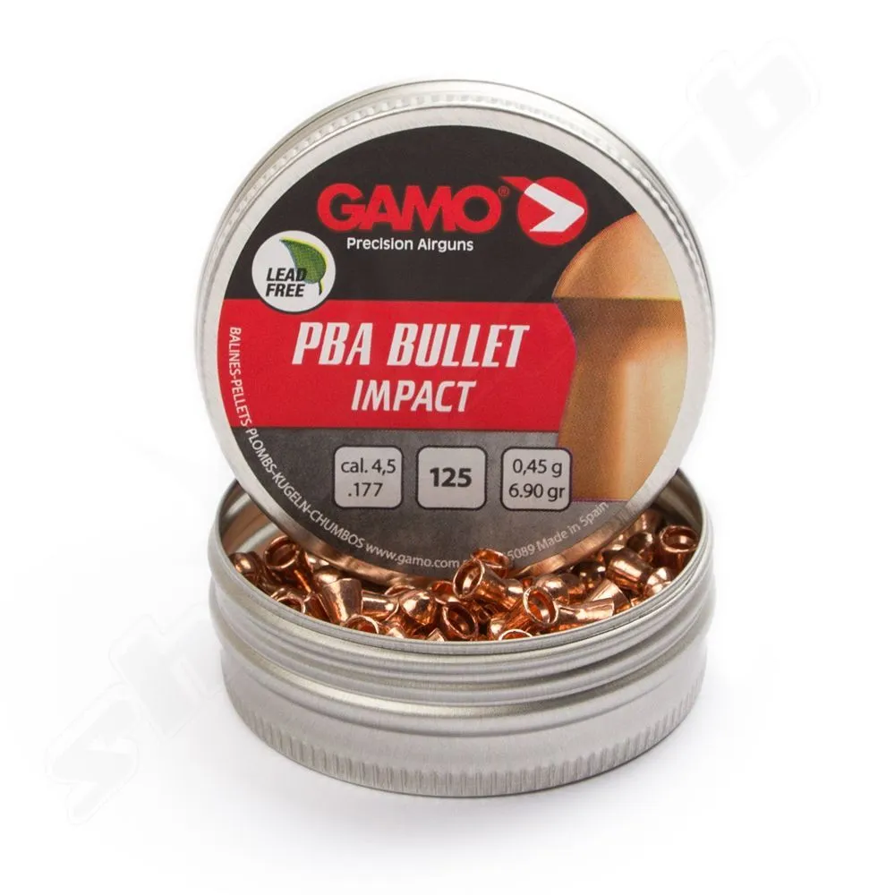 Gamo PBA Bullet 4.5mm Pellets - 125 Count