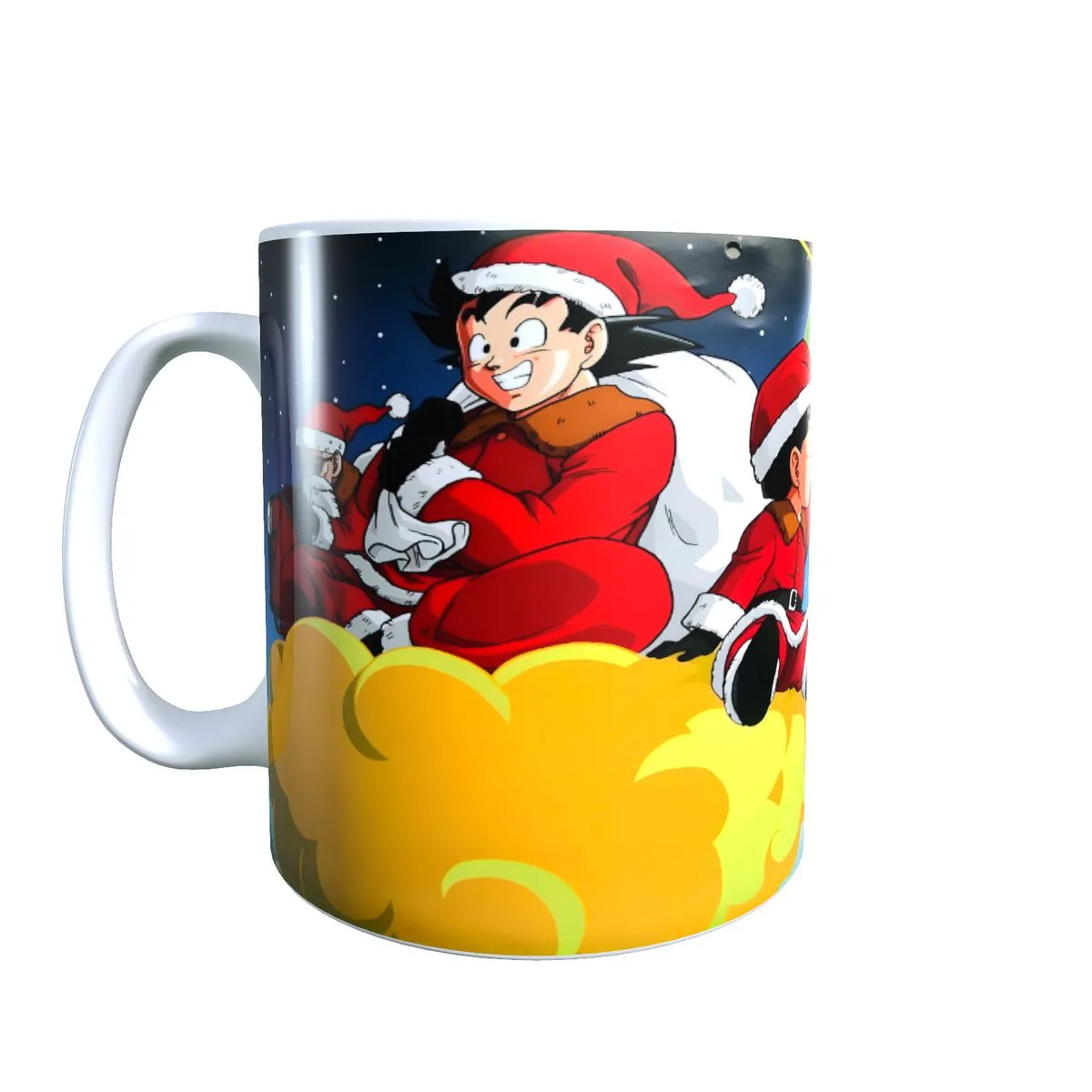 Out on Delivery - Dragon Ball Z Christmas Coffee Mug