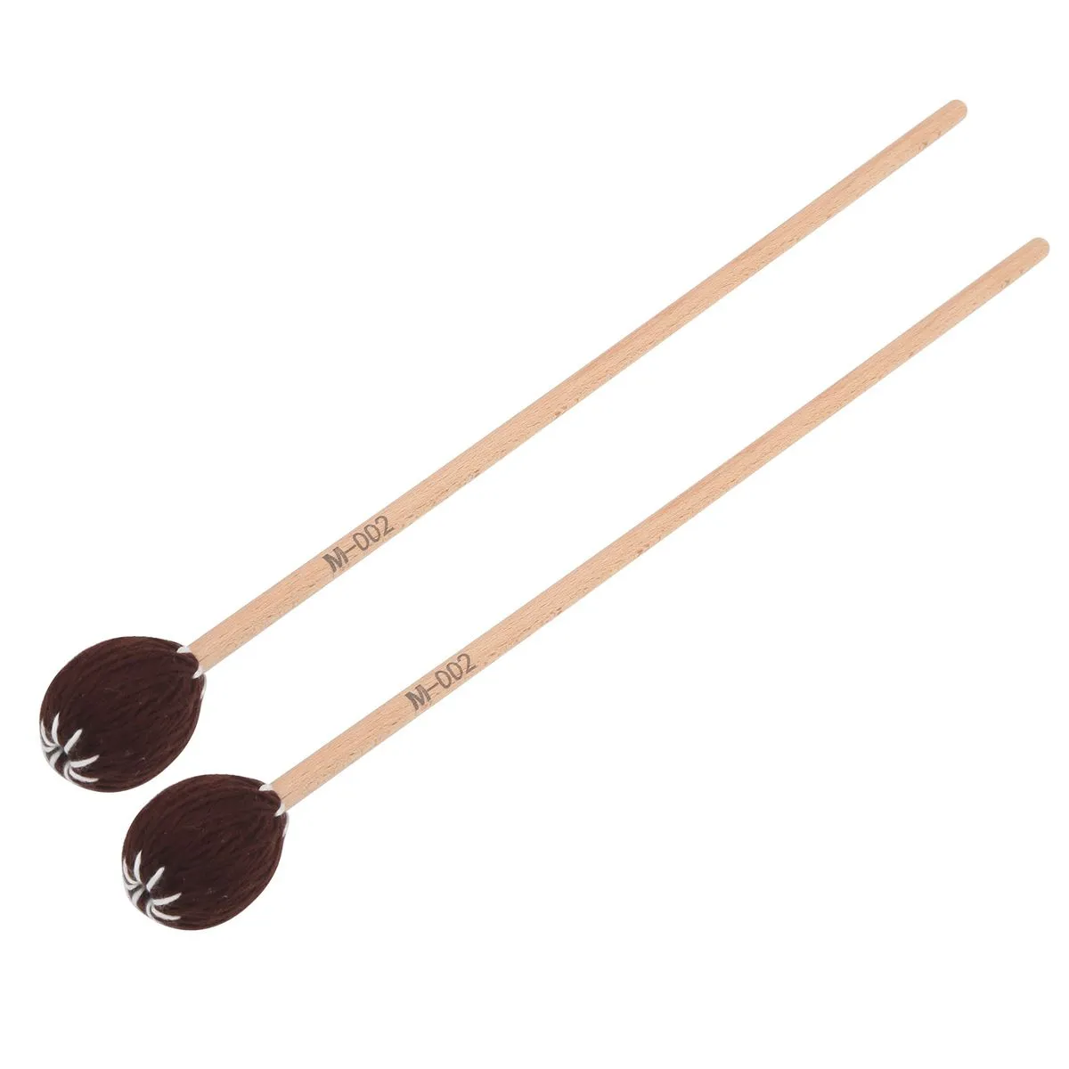 Maple Rod Mallet 2Pcs Woolen Percussion Stick