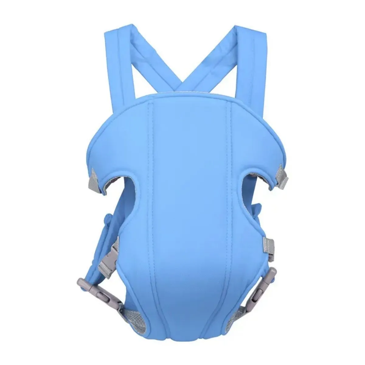 Sky Blue Baby Carrier Soft Adjustable Infant Sling for 0-3 Years Old - Blue