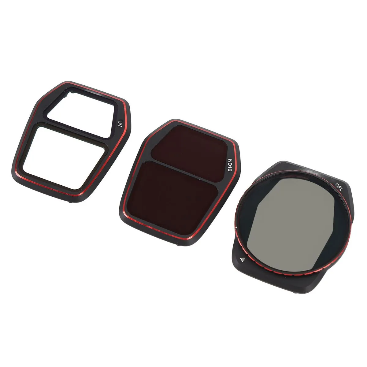 Black Aluminum UV/CPL/ND16 Multi-Coated Filters Compatible with AIR 3S