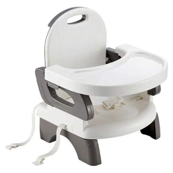 Portable Baby High Chair Booster Seat with Tray and Safety Harness