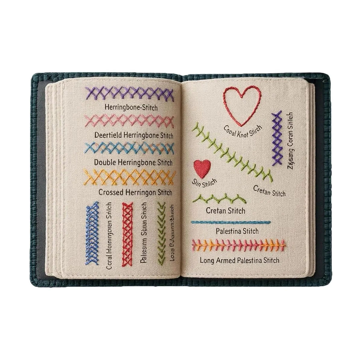 86-Piece Embroidery Starter Kit with 106-Pattern Stitch Book