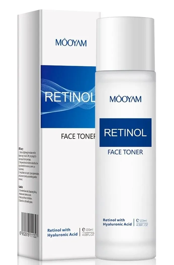 MOOYAM Retinol Face Toner with Hyaluronic Acid, 120ml, Anti-Aging Skincare
