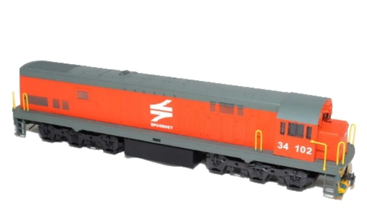 Spoornet Class 34 Diesel Model Train - Powered (HO)