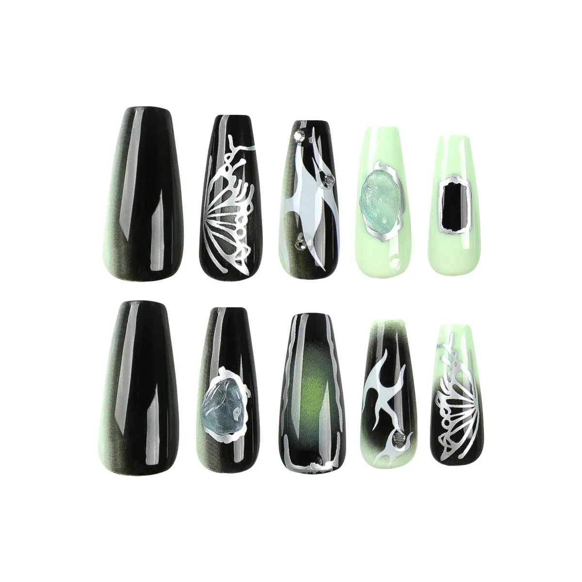 24 Nail Art Wear Nails-False Nails