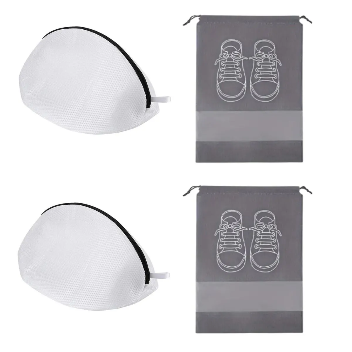 Shoe Mesh Wash Bags and Travel Bags