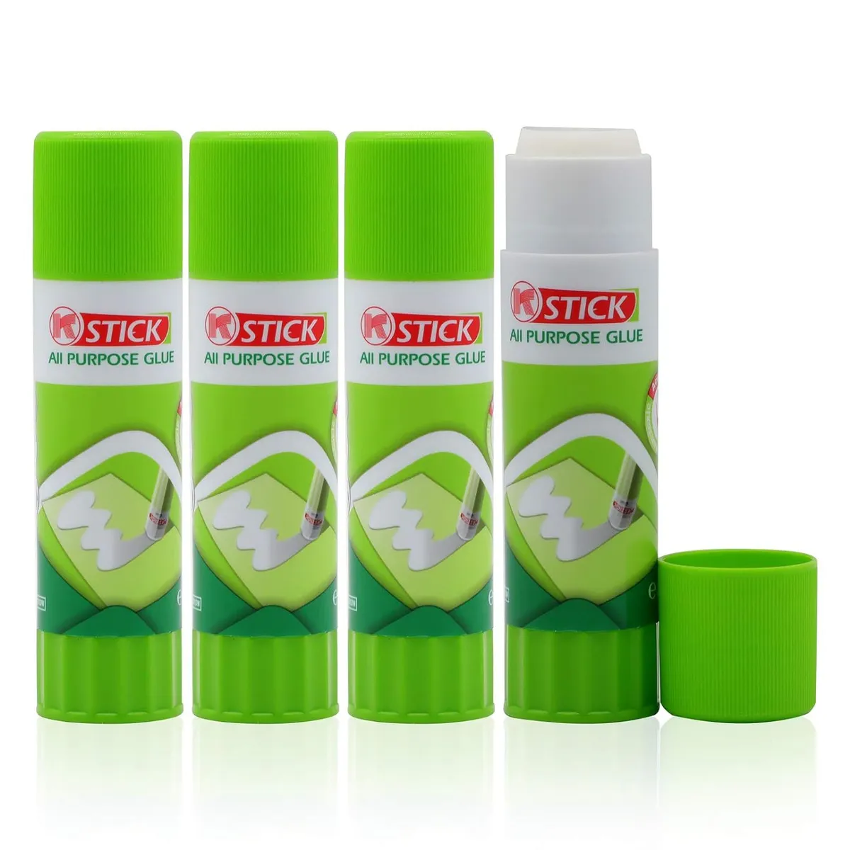 Solid adhesive PVP environmentally friendly solid adhesive rod -4Pcs -21g