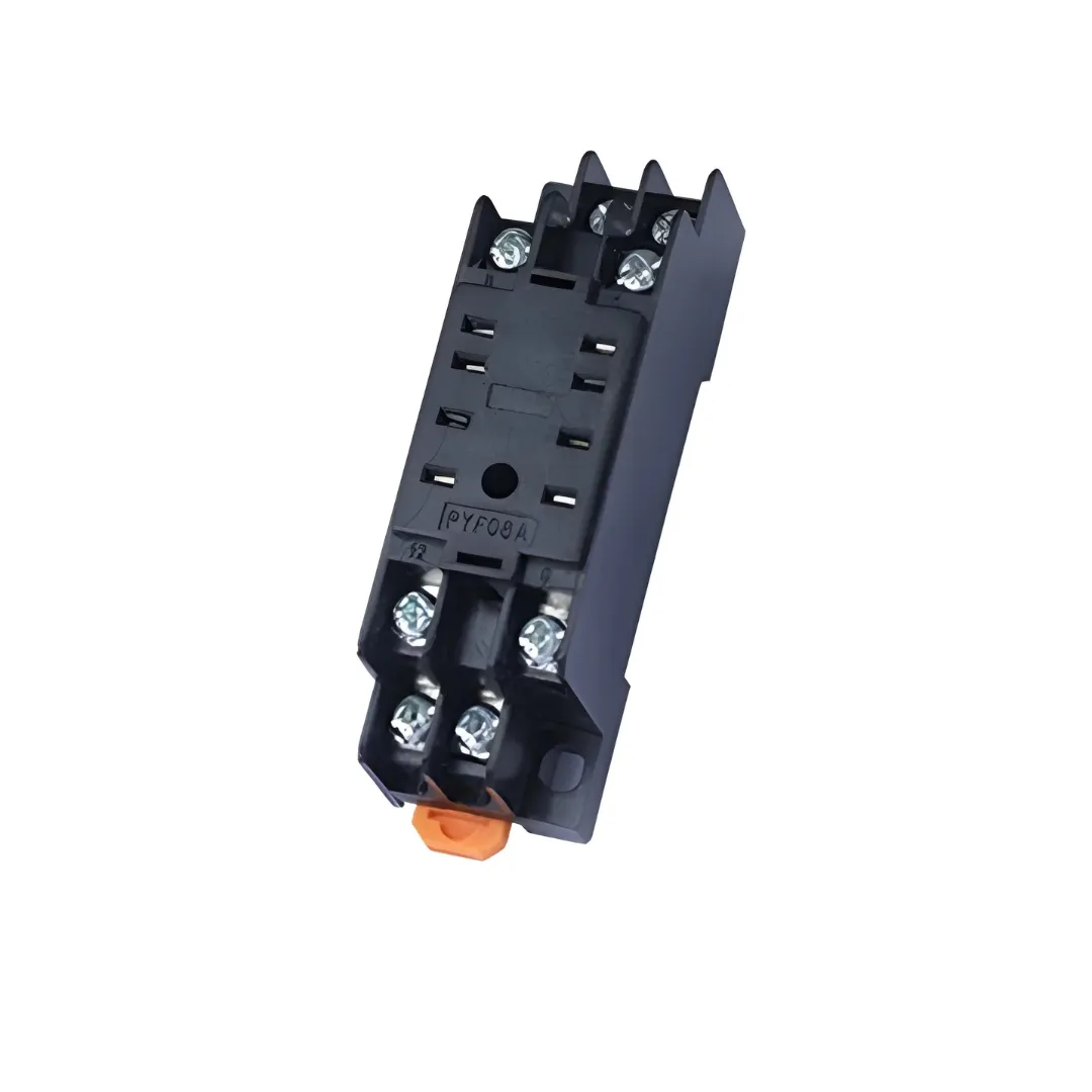 PYF08A-E 8-Pin Relay Socket DIN Rail Surface Mount Screw Terminal