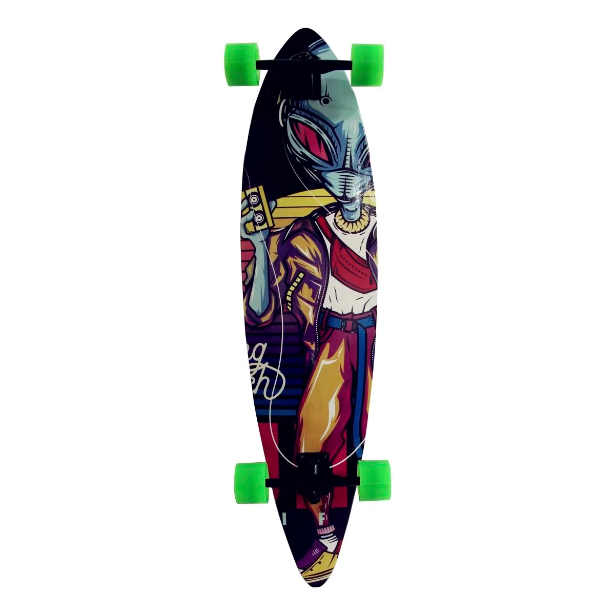 Surge Proton Longboard - Alien - Black