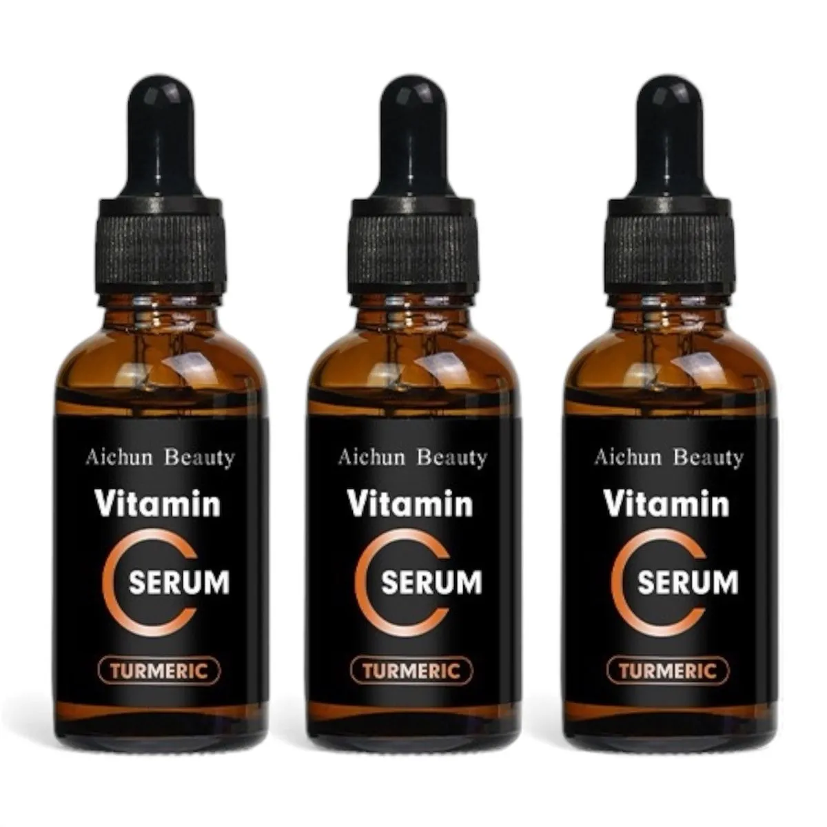Pack of 3 - Aichun Beauty Vitamin C Turmeric Face Serum Brightening 30ml