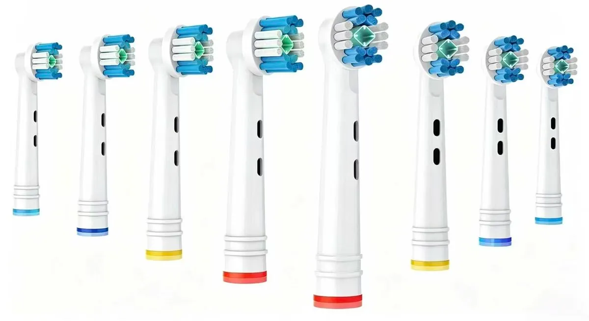 Oral-B Compatible Whitening Electric Toothbrush Replacement Heads, 8 Pack