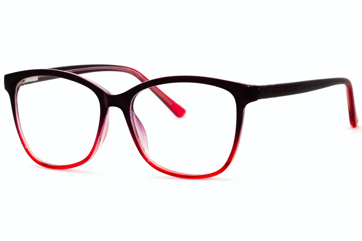 Eyewear - Blue Light Blocking Women's Glasses for Computer/Phone/TV/Gaming - SL310 - Black & Red