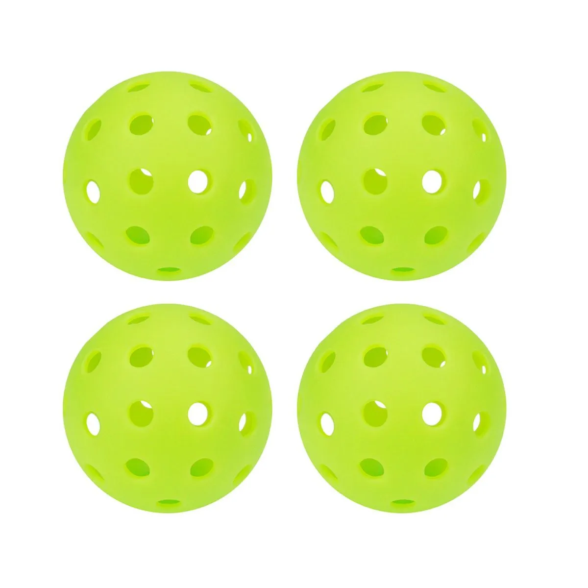 LED Pickleball Balls 74mm 40 Holes Pickleballs for Indoor Night Play