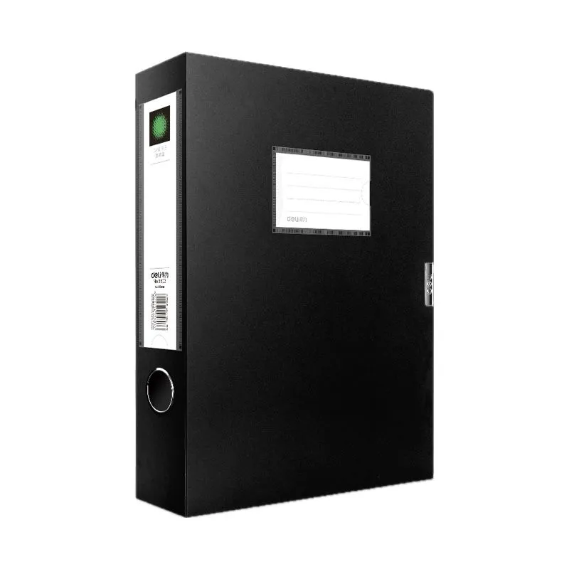 Deli Display Box File A4 550 sheet Capacity - Black
