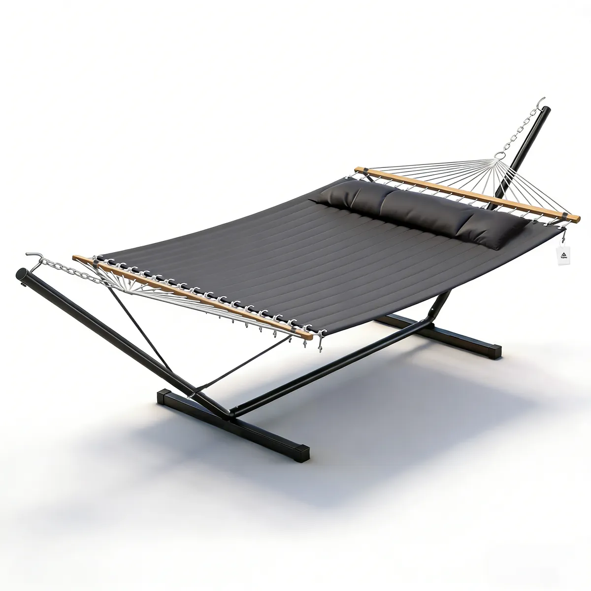 Topika Double Hammock With Stand Portable Hammock For Patio Garden Backyard