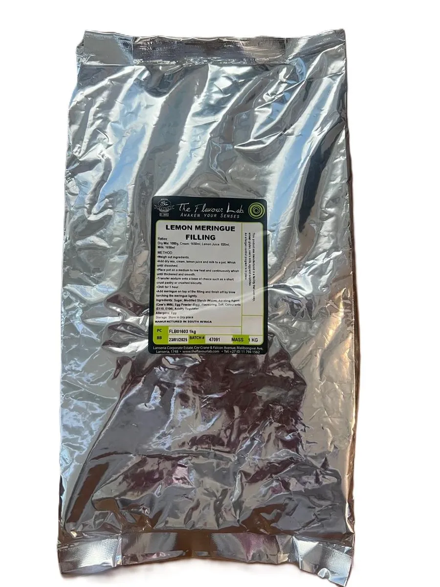 Lemon Meringue filling premix - 1kg (Restaurant/ Catering Grade)