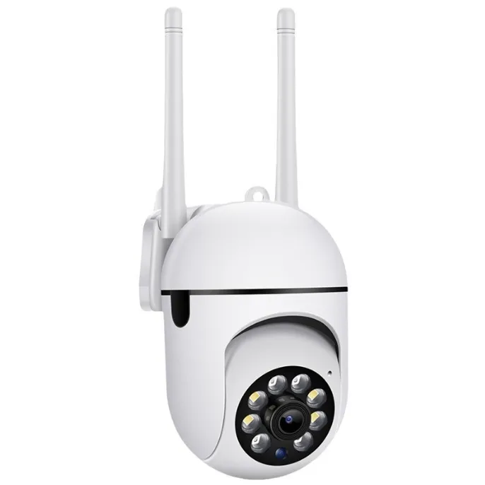 Auto Motion Tracking WiFi Camera: Dual Storage 24/7 Protection