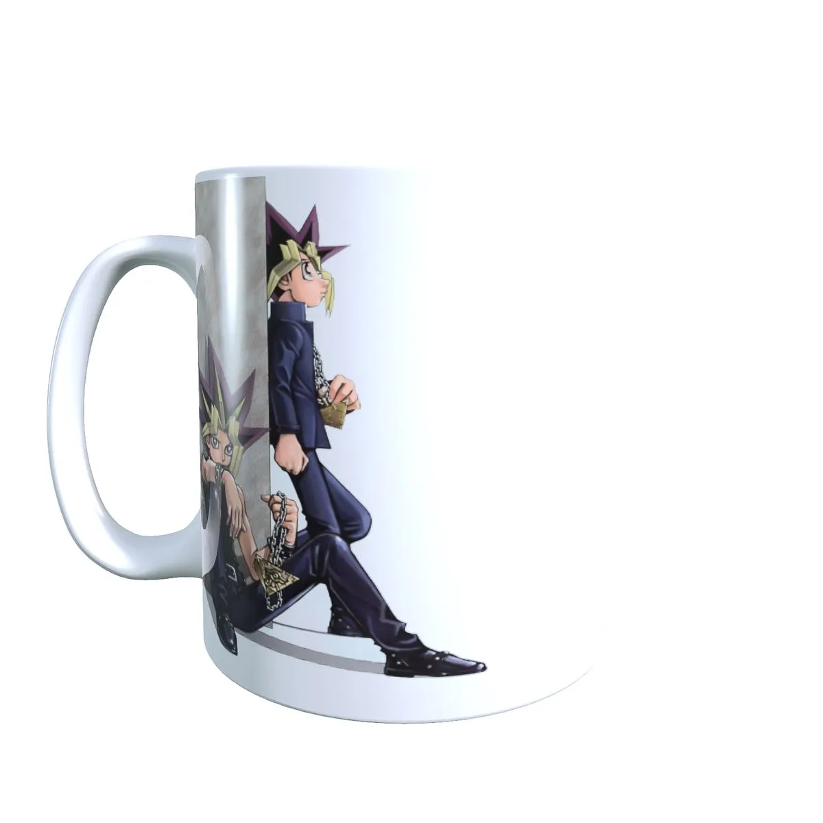 Pharoh and Yugi - Yu-Gi-Oh Coffee Mug