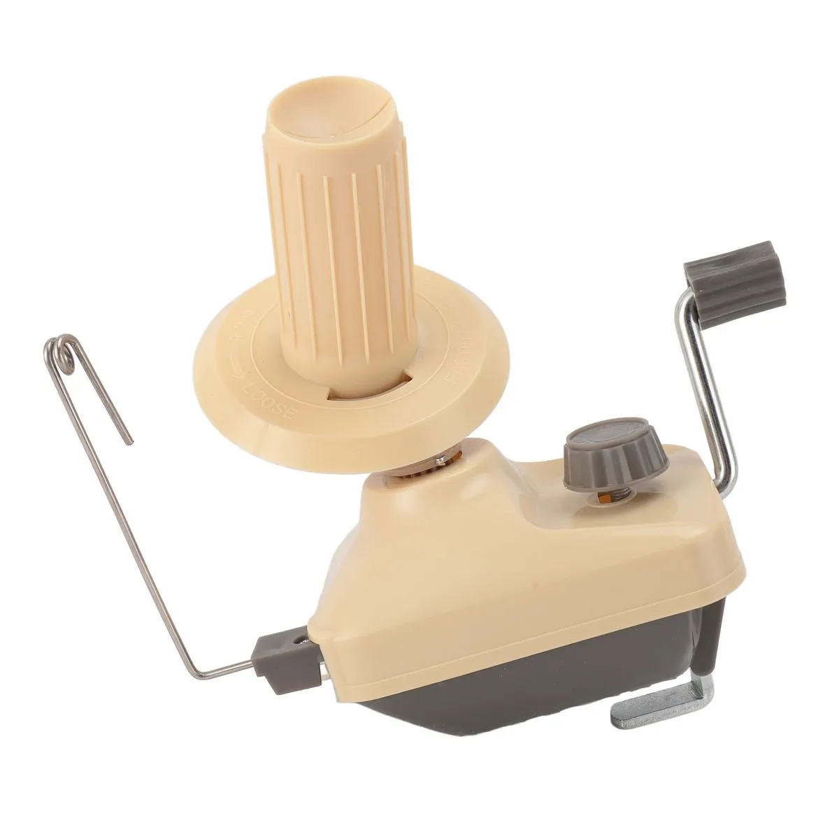 Manual Yarn Ball Winder Silent Hand - Operated Grey