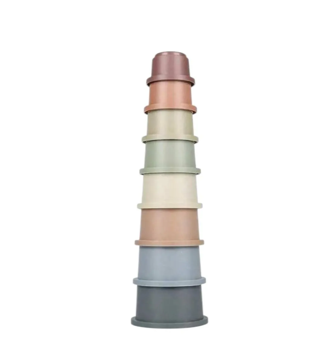 Kids Educational Stacking Cups/Bath Toys-8 Pieces