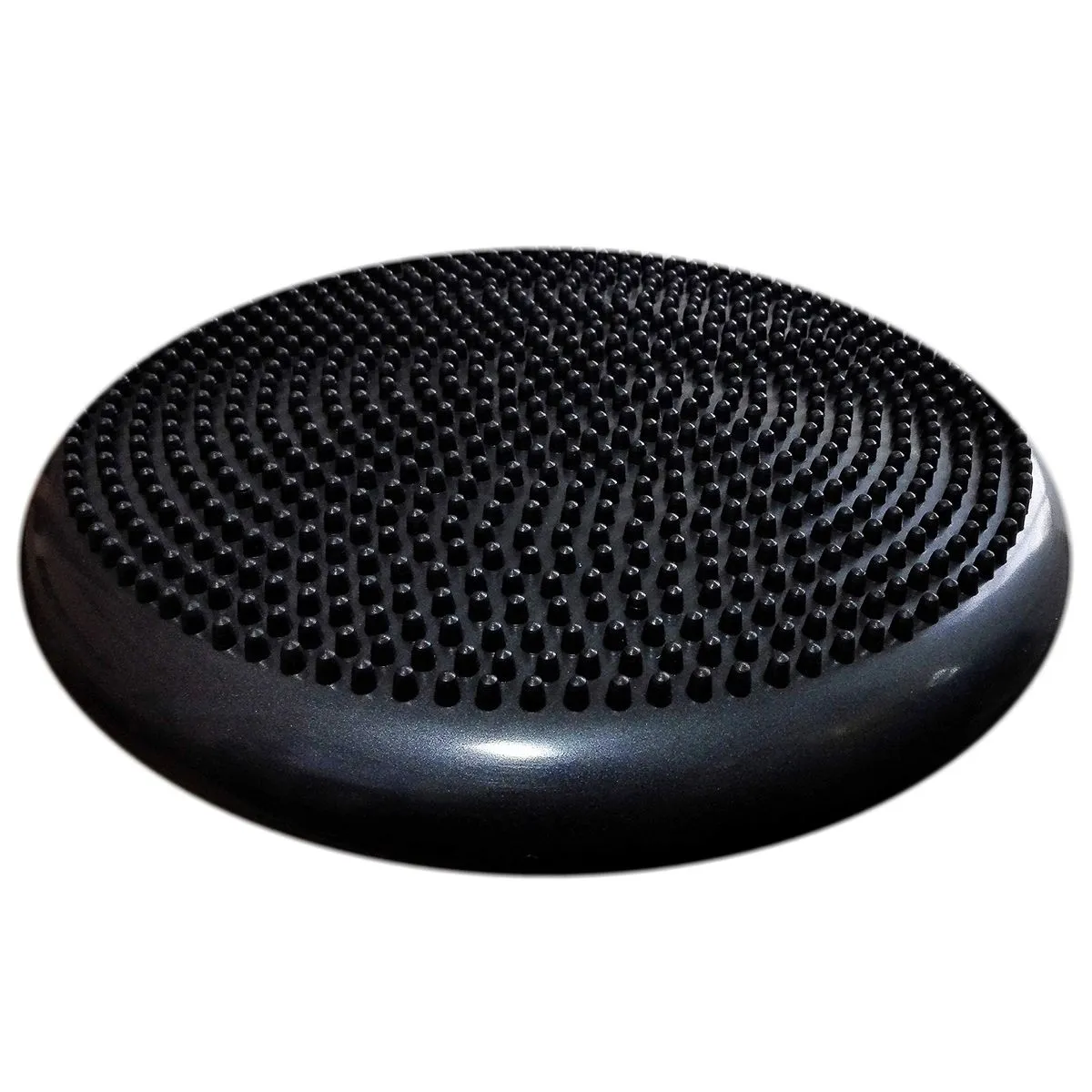 Balance Air Disc Yoga Balance Wobble Cushion Stability Core Trainer 34cm - Black
