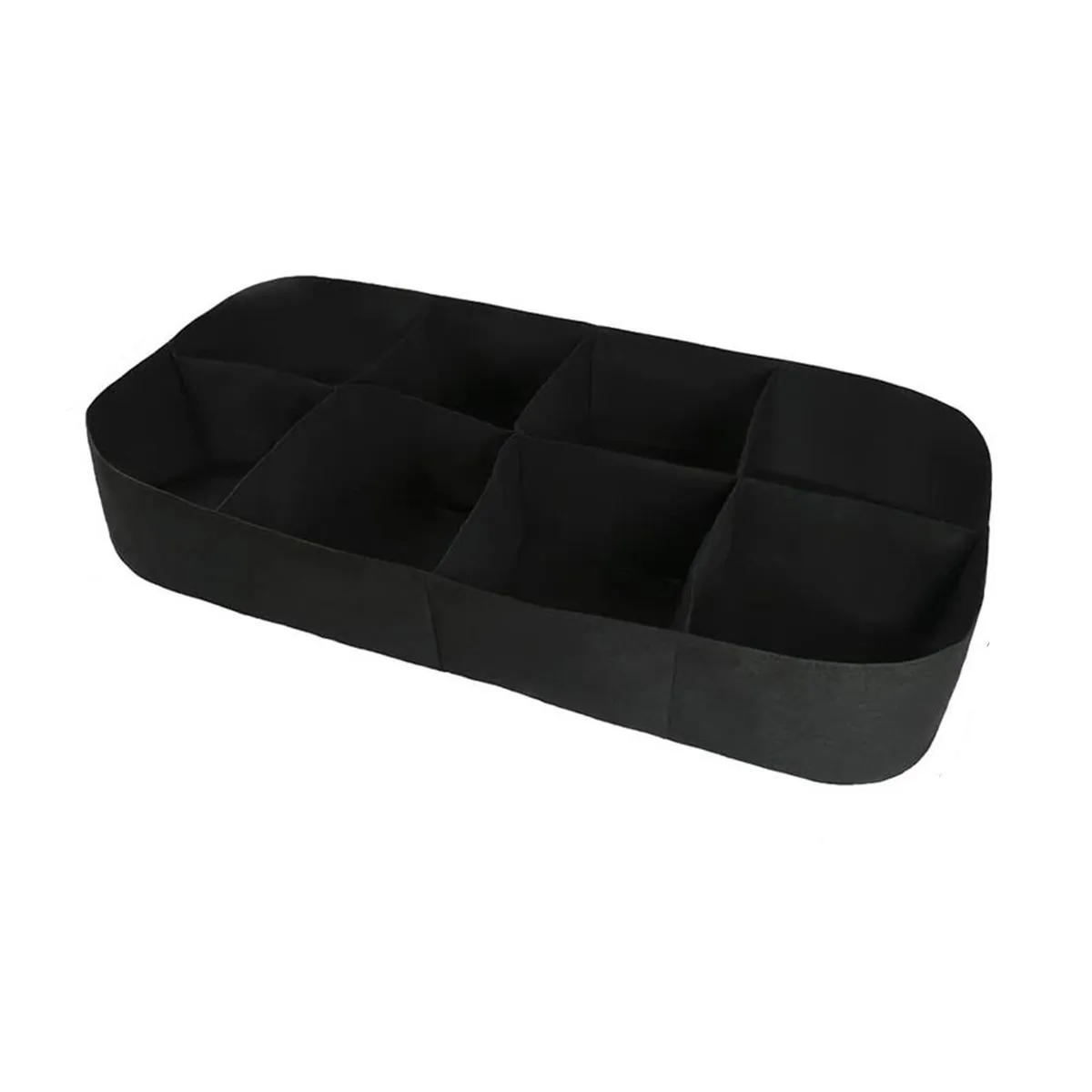 Fabric Raised Garden Bed Plant Grow Bags Garden Beds 8 Grids Divided
