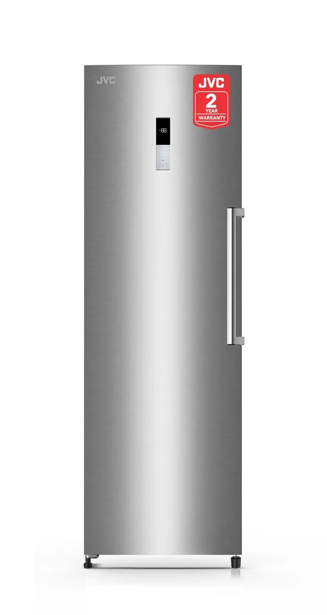 JVC 320L Upright Silver Single Door Freezer Model Number WG-NRFF32Z5S