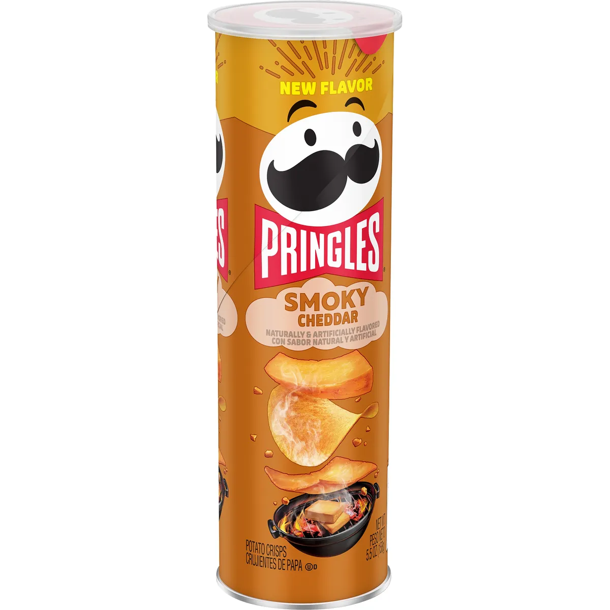 Pringles Smoky Cheddar Potato Crisps