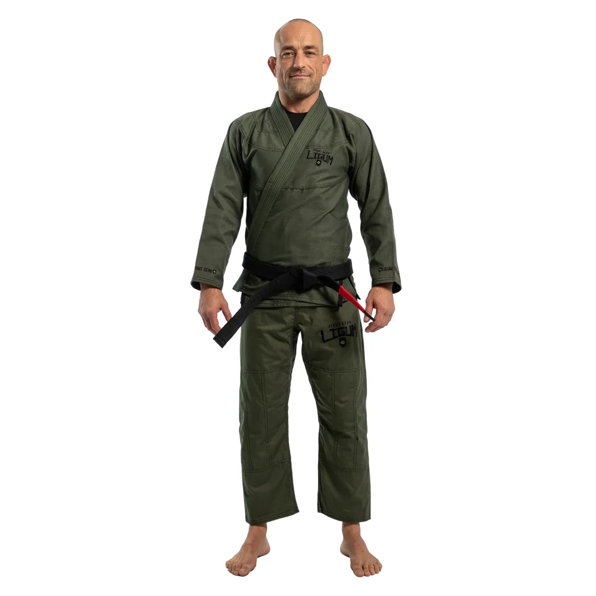 450GSM Olive Green Jiu Jitsu Gi - Grappling - Competition Grade