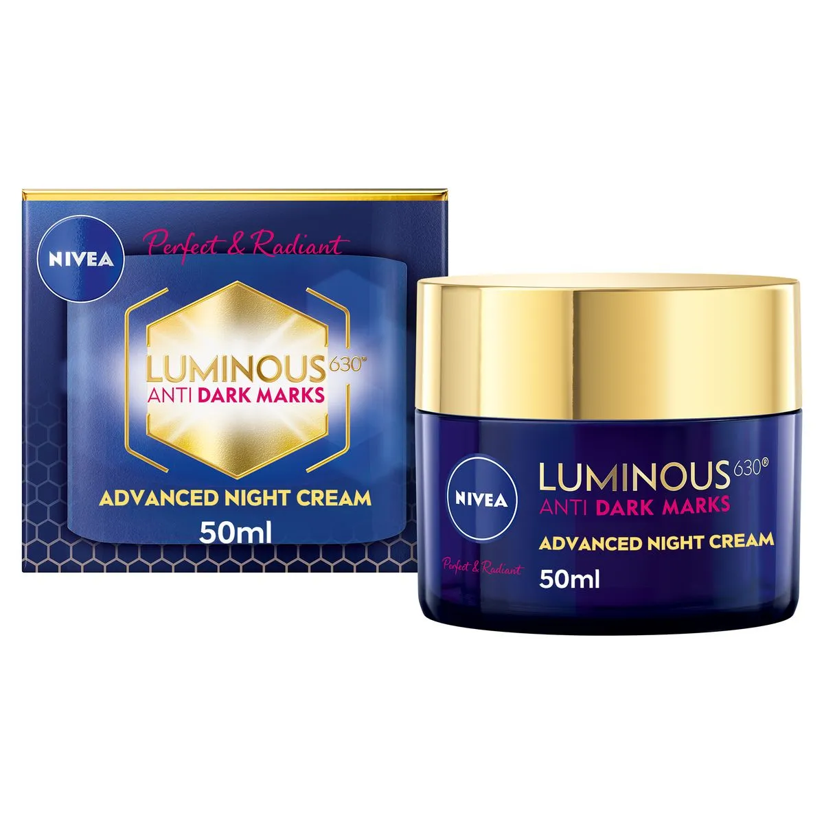 NIVEA Perfect & Radiant LUMINOUS630 Anti Dark Marks Night Cream, 50ml