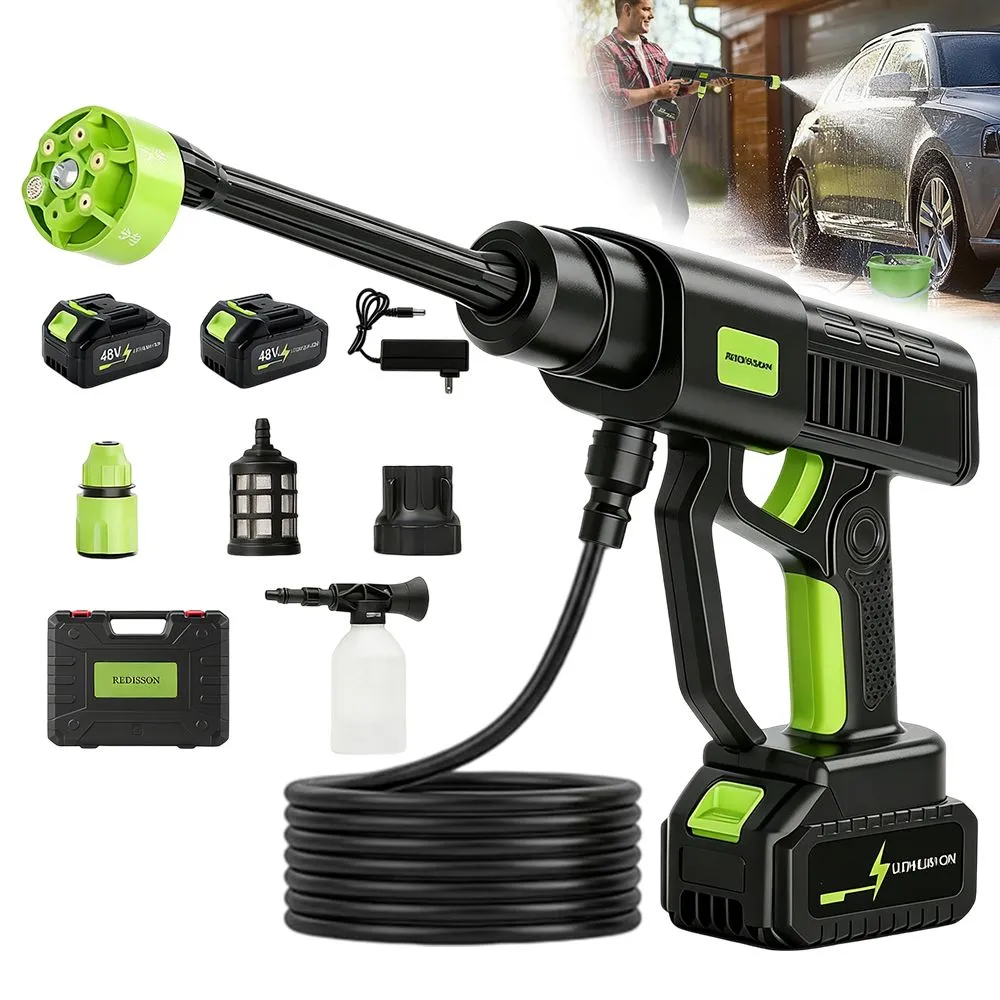 Cordless High Pressure Power Washer,Cleaning Tool Gun-with Brushless Motor.